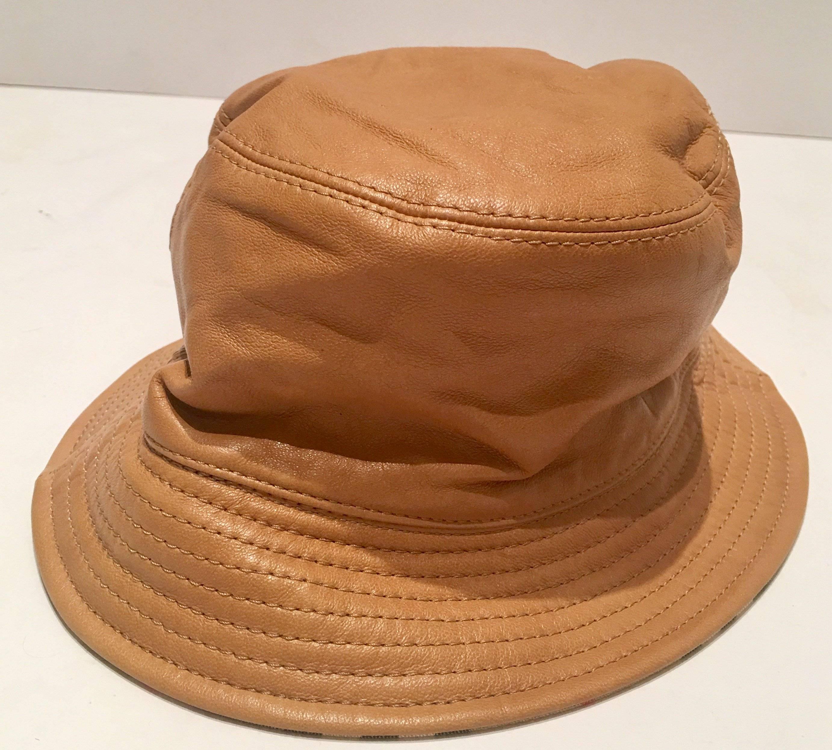 burberry check bucket hat