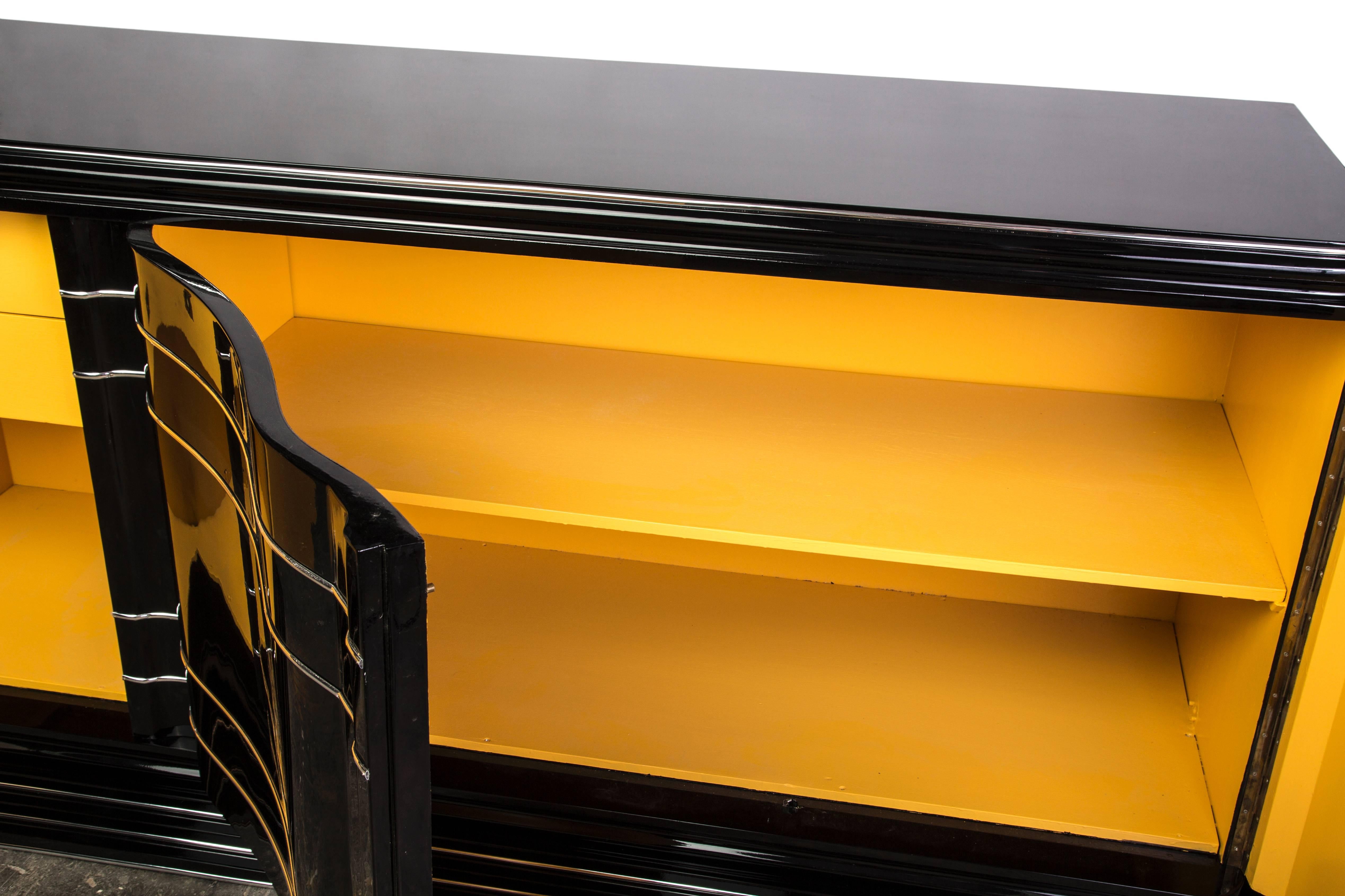 Chrome Stunning French Art Deco Sideboard