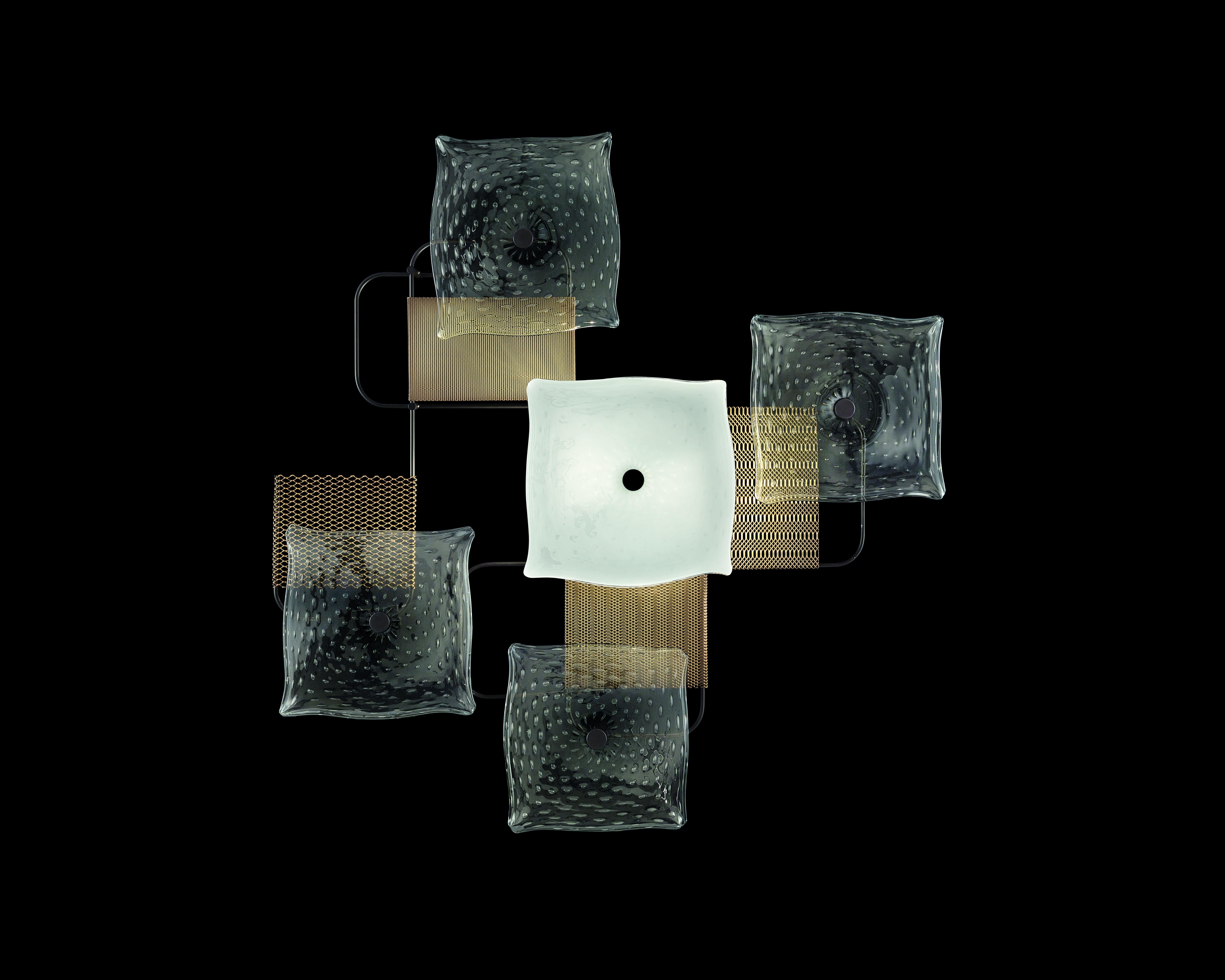 Gray (Grey_IC) Alumina 7285 Ceiling Lamp in Glass, by Alessandro Piva from Barovier&Toso 2