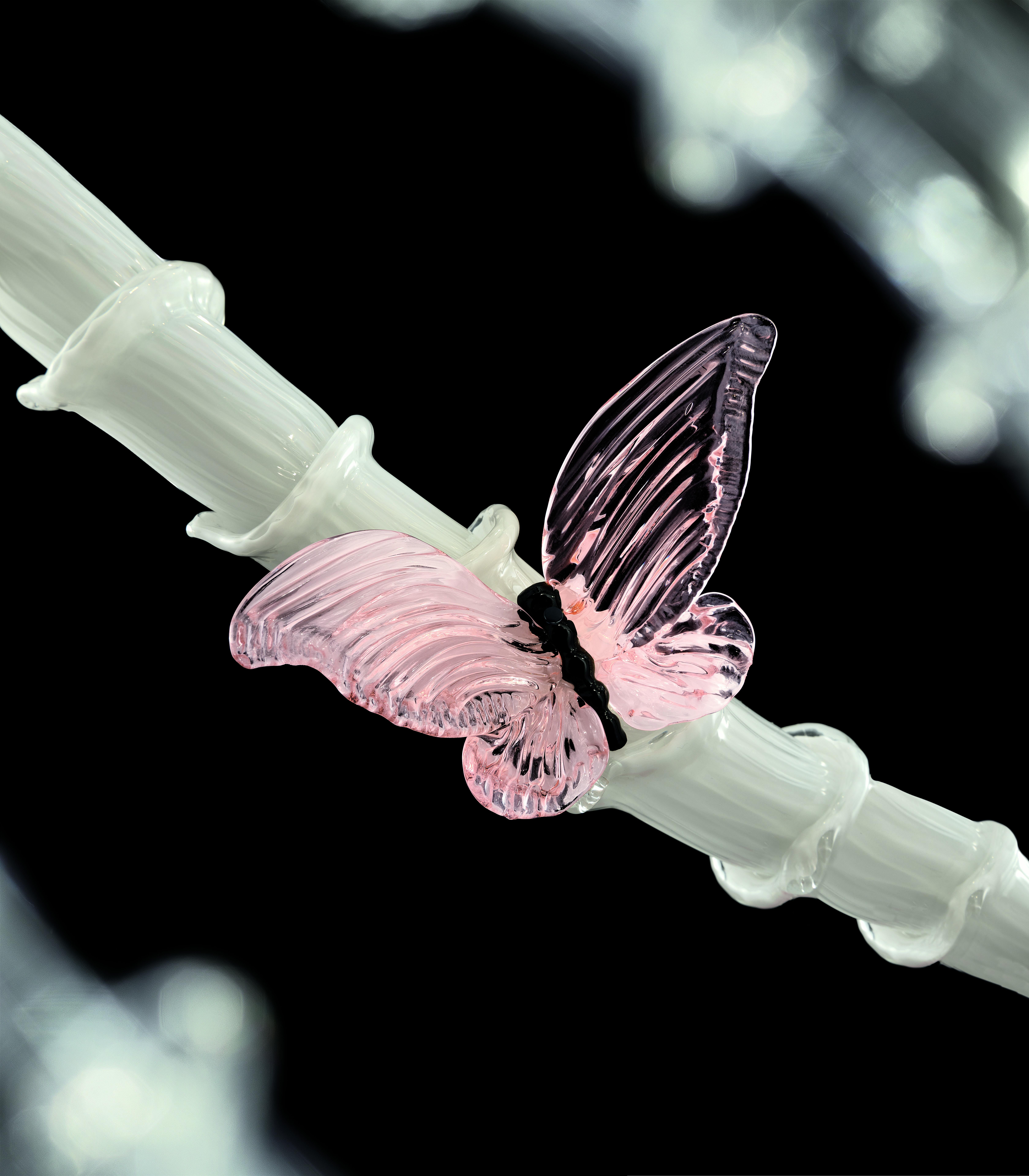 Pink (White/ Ruby/ Light Pink_EU) Adonis 7360 13 Chandelier in Glass, by Marcel Wanders from Barovier&Toso 4