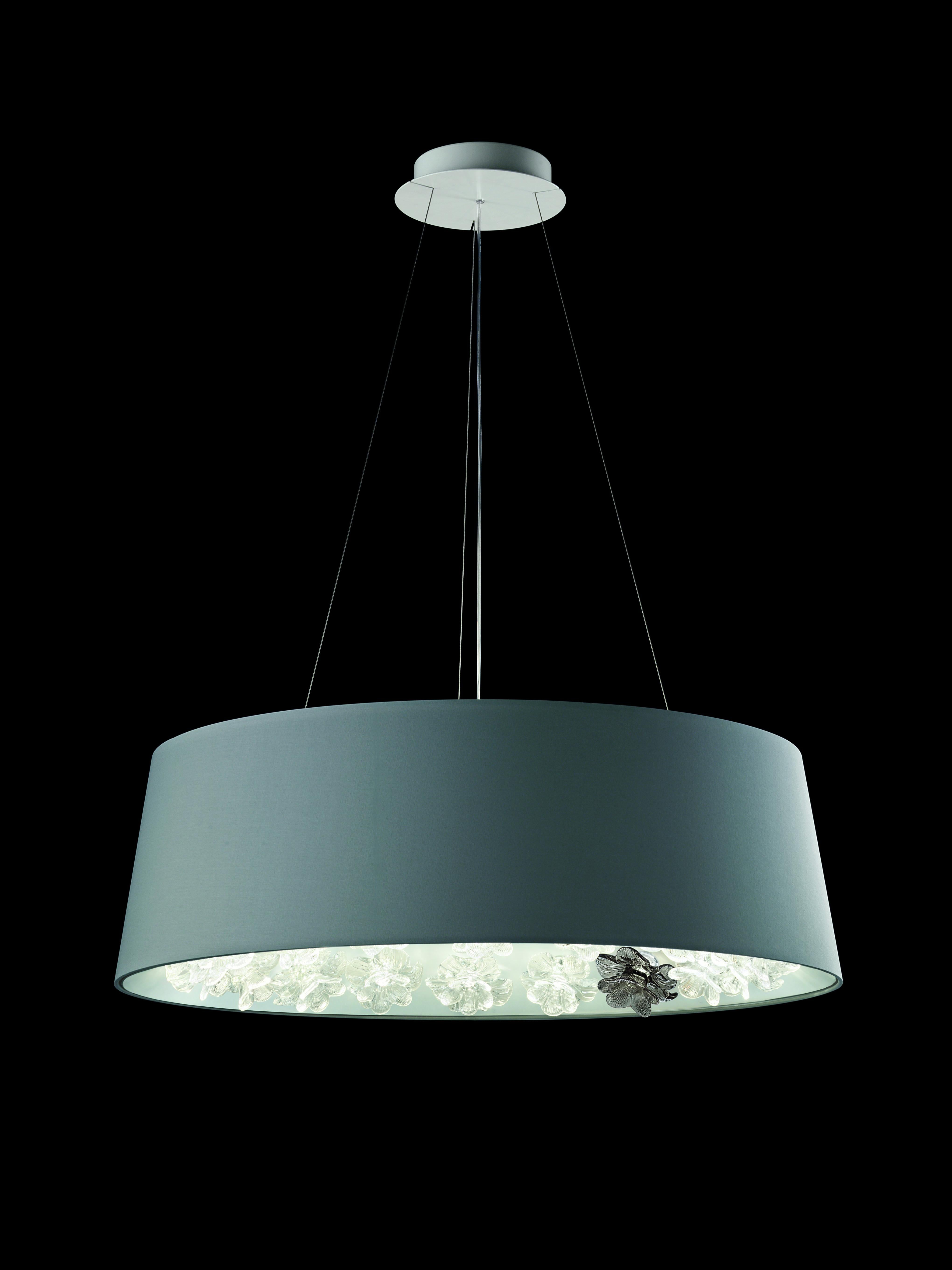 Gray (Grey_IC) New Eden 7346 Suspension Lamp in Glass, by Daniela Puppa and Francesca Martelli 2