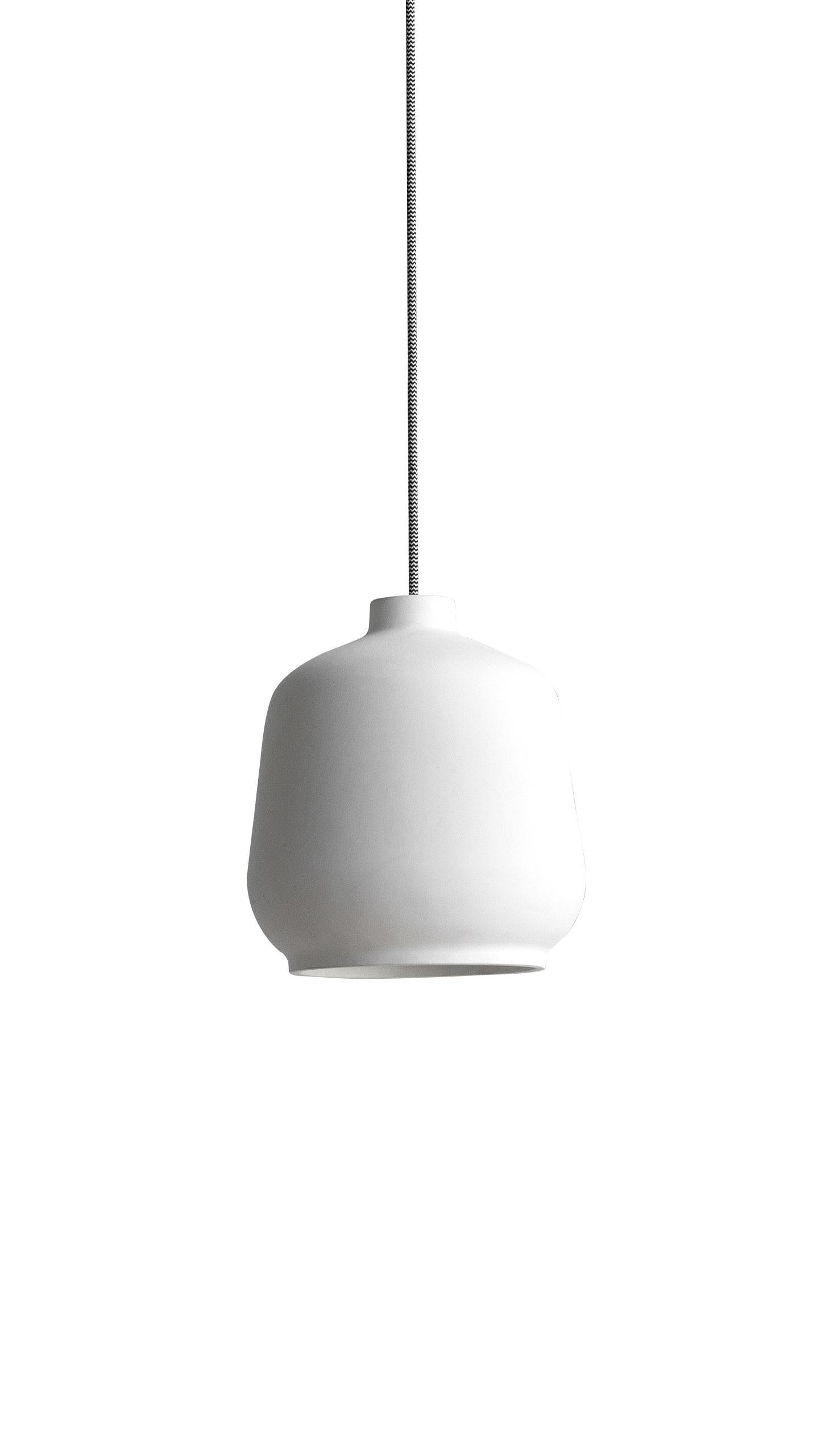 For Sale: White (Ceramic White) Kiki Ceiling Lamp in Creamic Structure, by Paolo Cappello 3