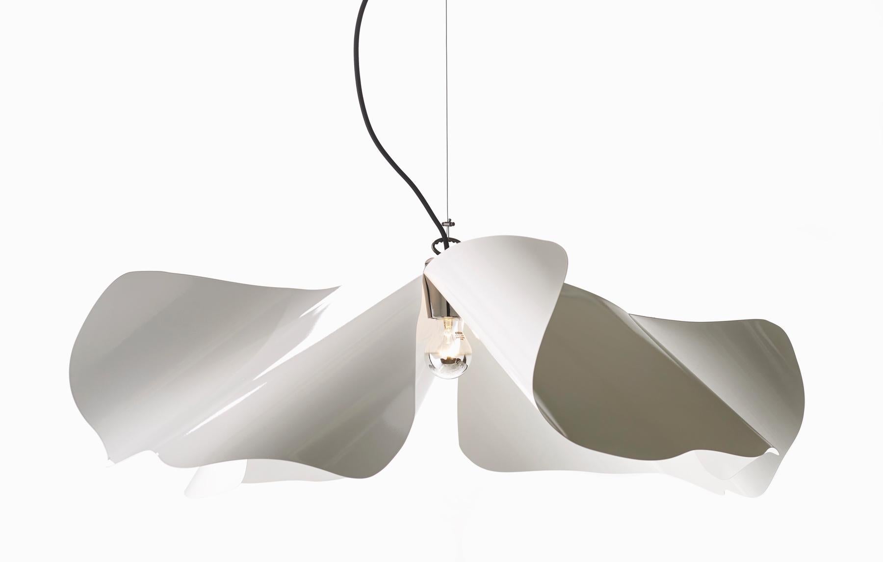 White Opinion Ciatti Papavero Raggiante Large Pendant Lamp 5