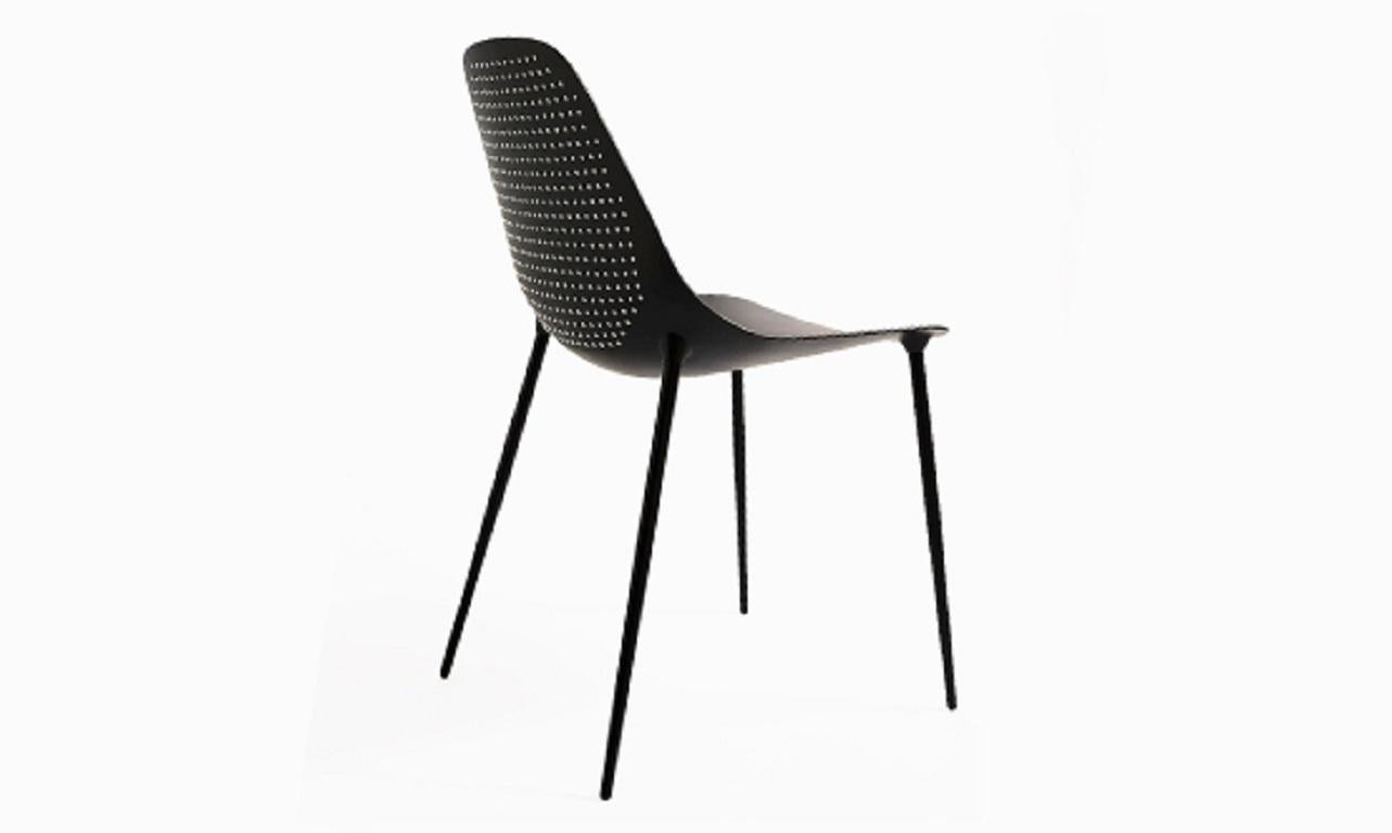 Im Angebot: Opinion Ciatti Mammamia Diamant Nicht stapelbarer Stuhl, Black (Black with Diamonds) 3