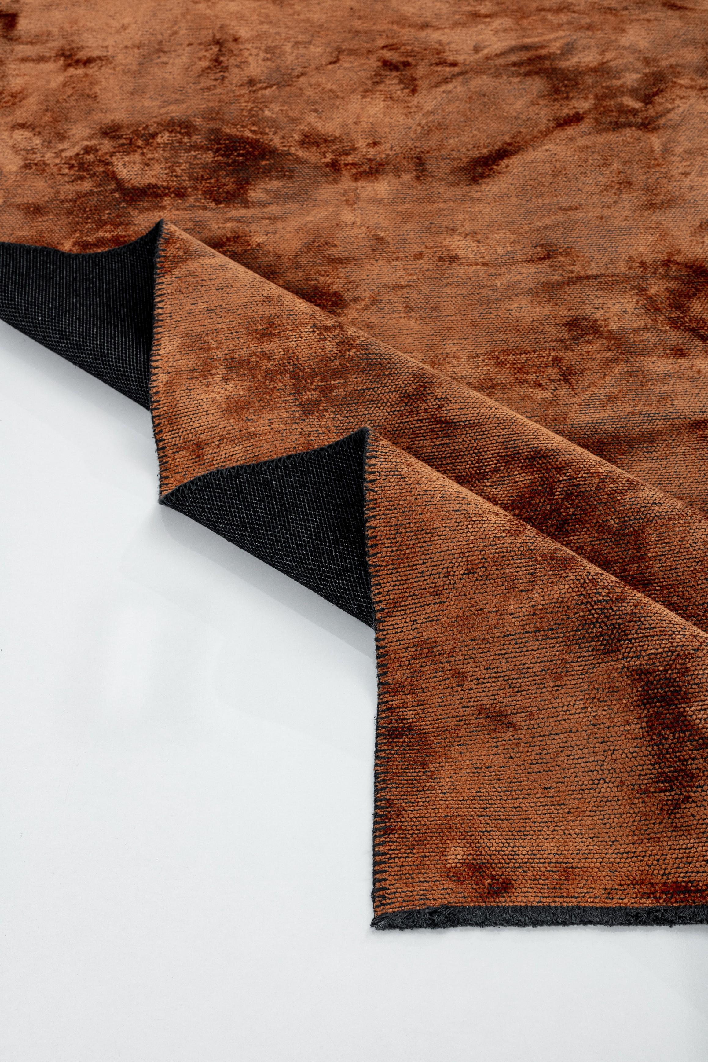 in vendita:  (Arancio) Tappeto di lusso Modern Color a tinta unita 4