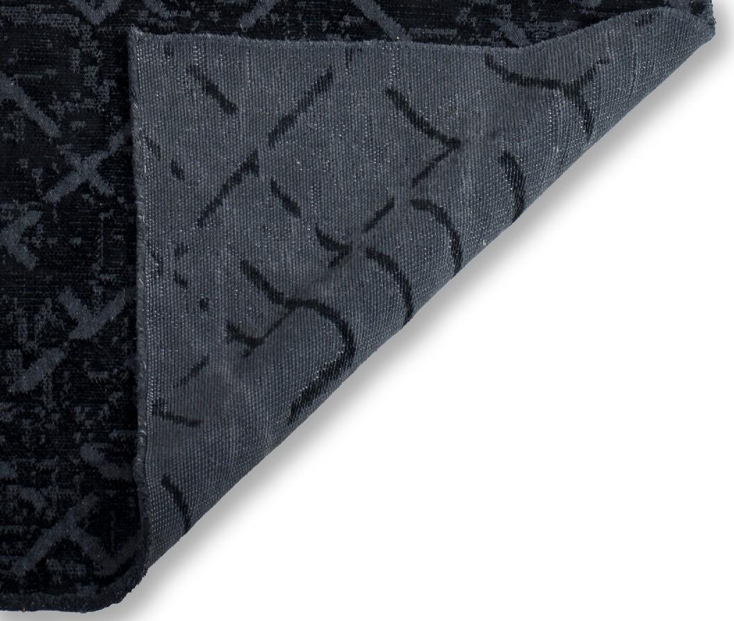 For Sale:  (Black) Modern  Abstract Luxury Hand-Finished Area Rug 7
