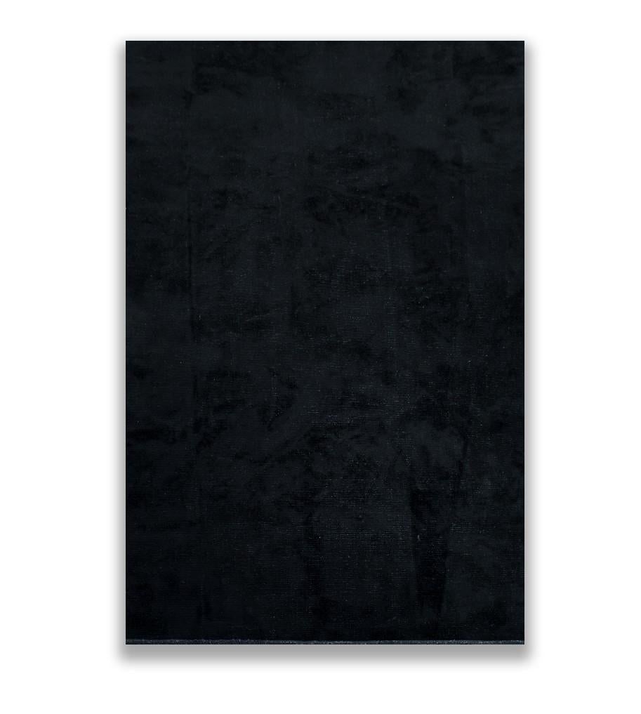 En vente :  (Noir) Moderne  Tapis de luxe de couleur unie 2