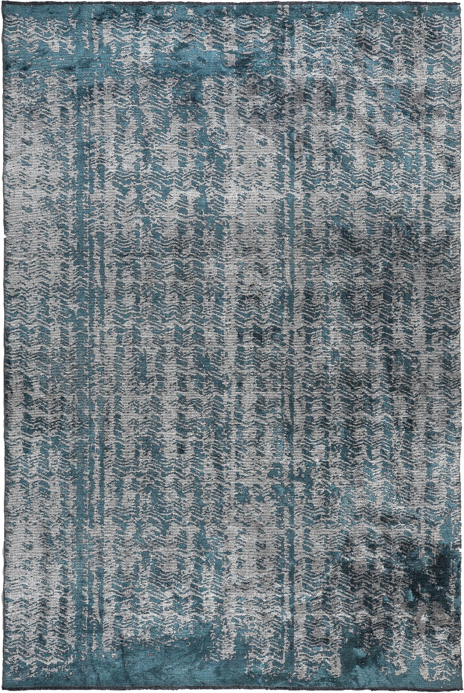 For Sale:  (Blue) Modern Abstract Luxury Area Rug