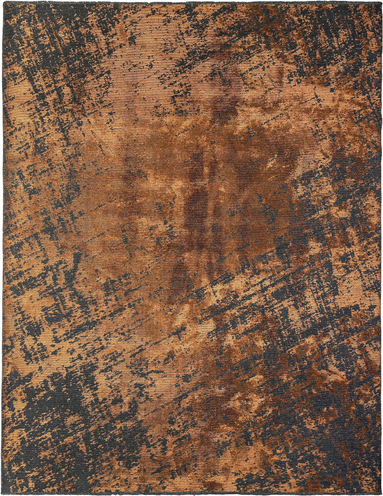 Im Angebot: Moderner abstrakter Luxus-Teppichboden,  (Orange)