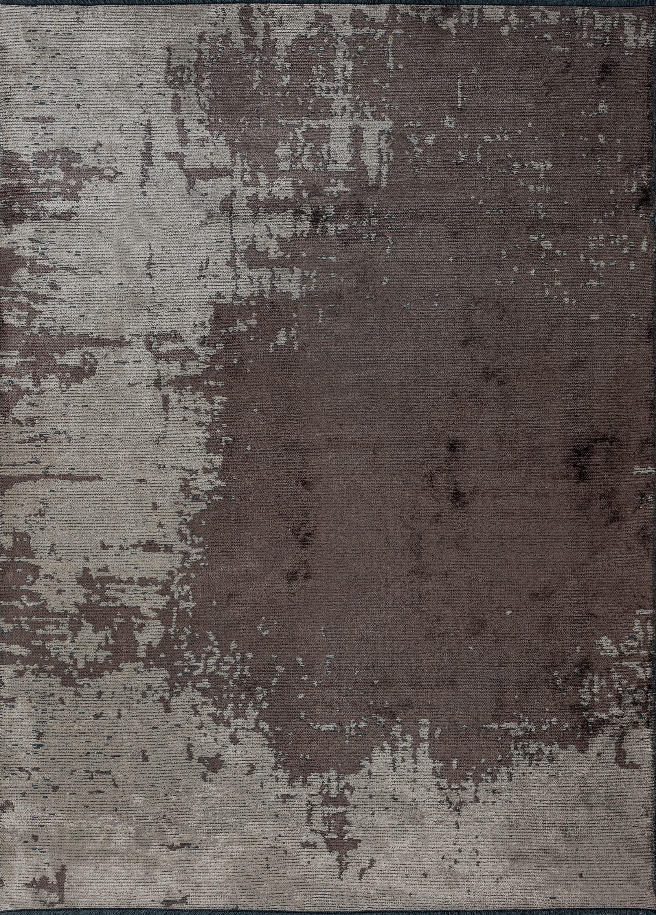 For Sale:  (Brown) Modern Abstract Luxury Area Rug