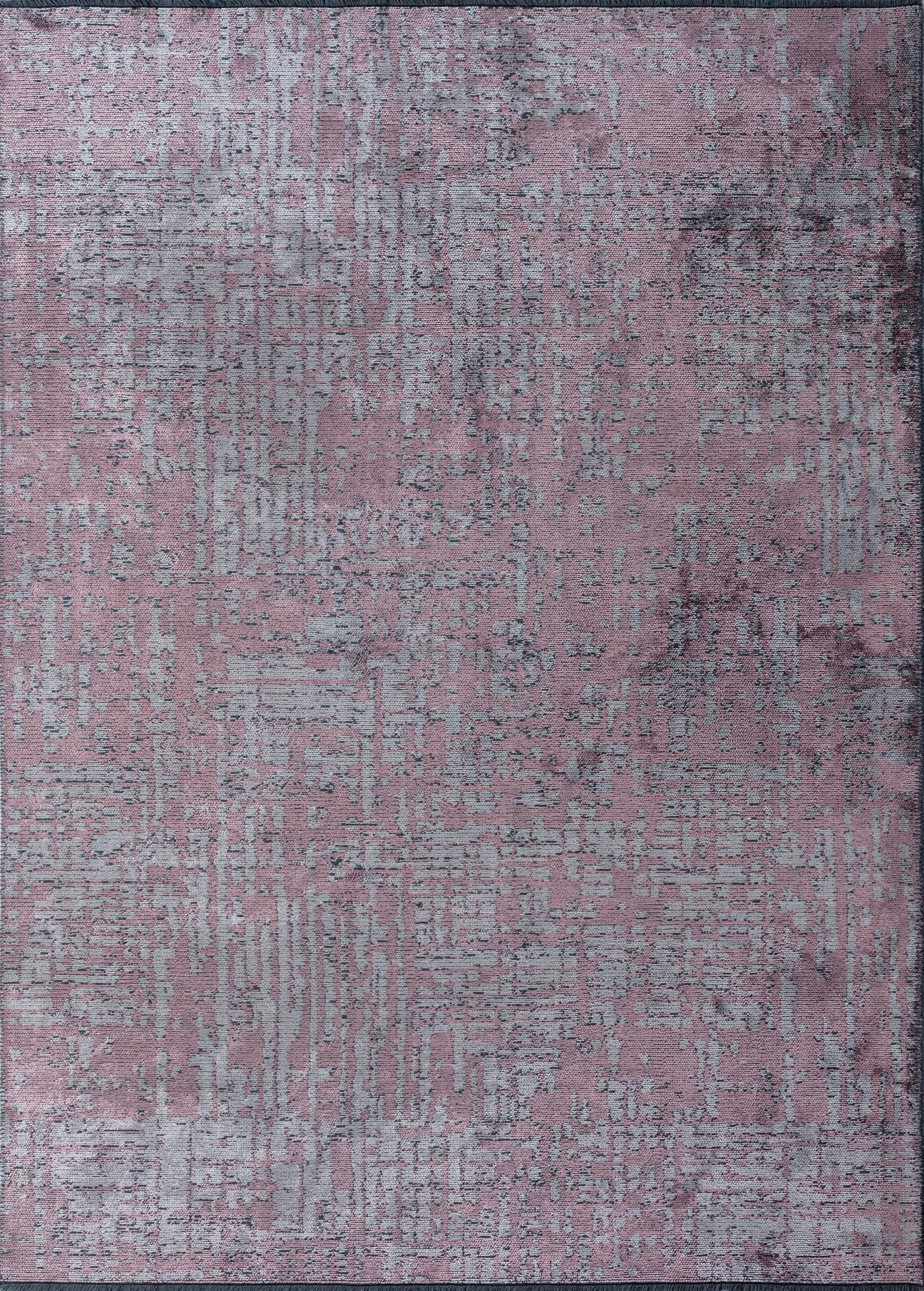 Im Angebot: Moderner abstrakter Luxus-Teppichboden,  (Pink)