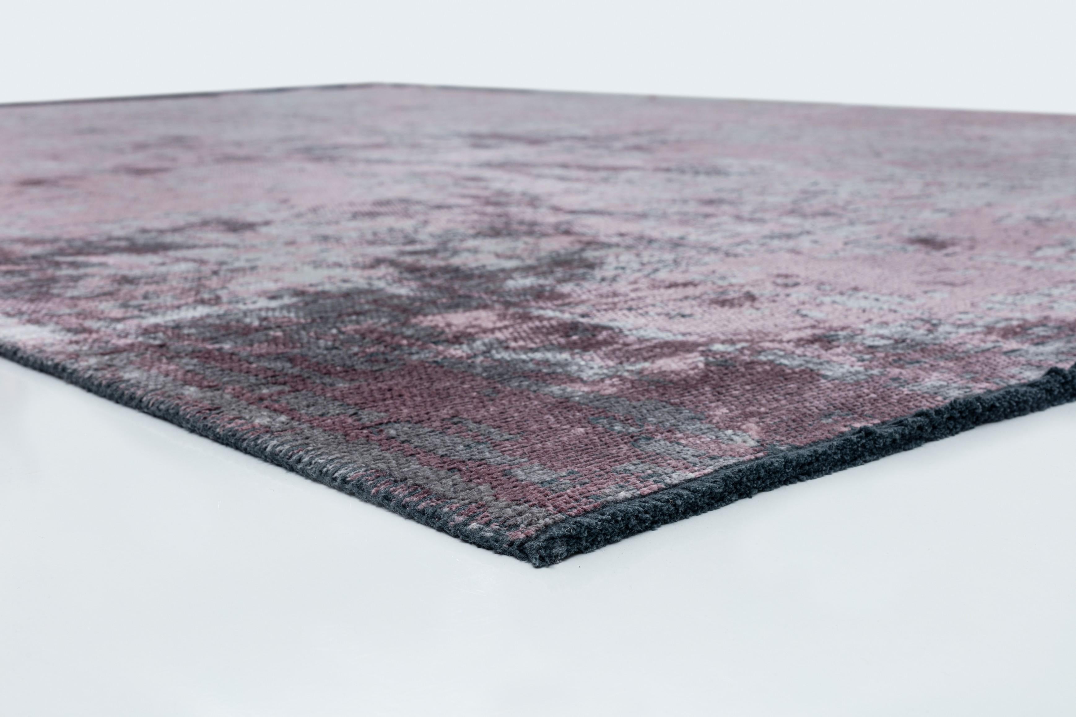 Im Angebot: Moderner abstrakter Luxus-Teppichboden,  (Pink) 4