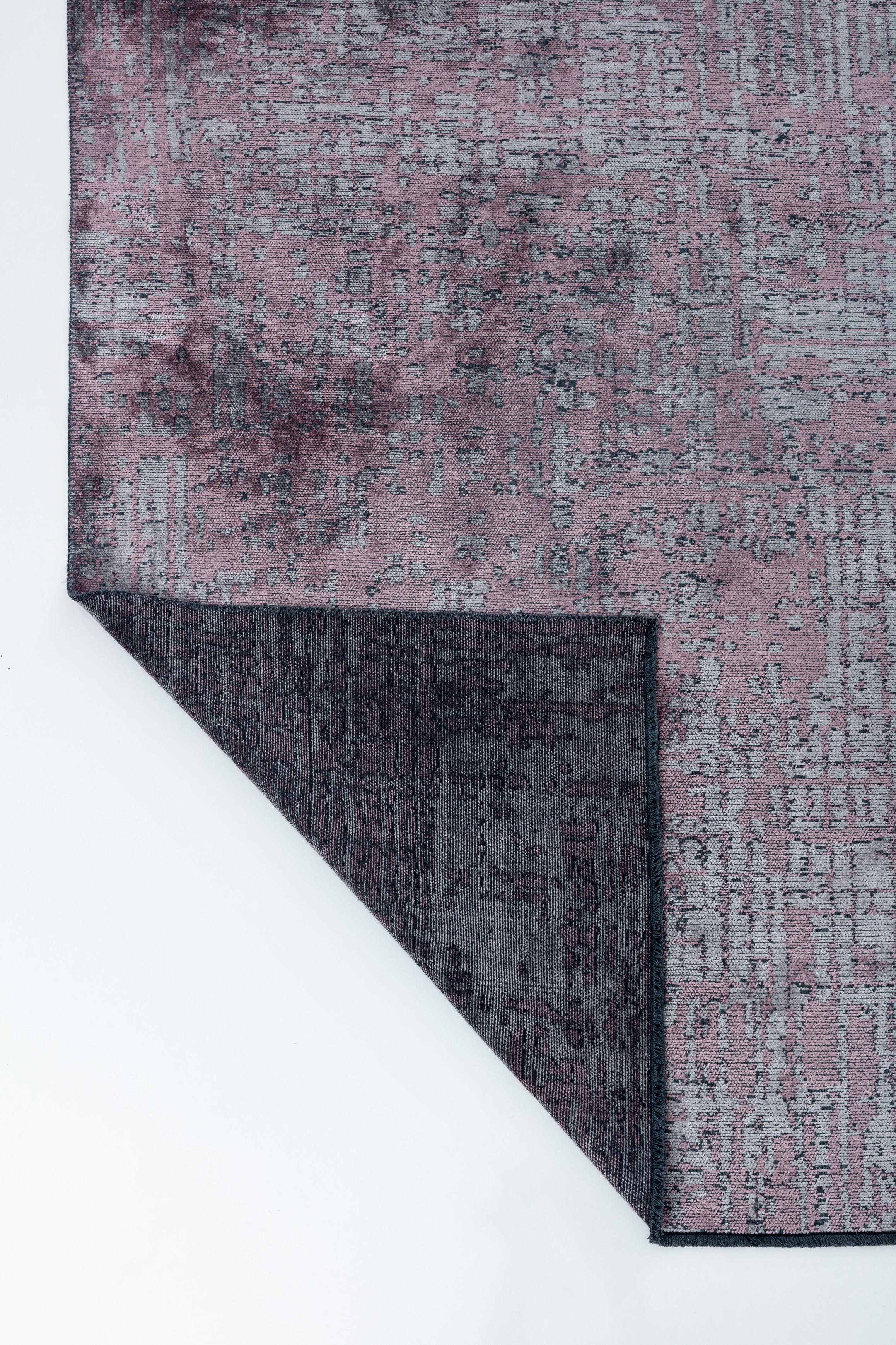 Im Angebot: Moderner abstrakter Luxus-Teppichboden,  (Pink) 3