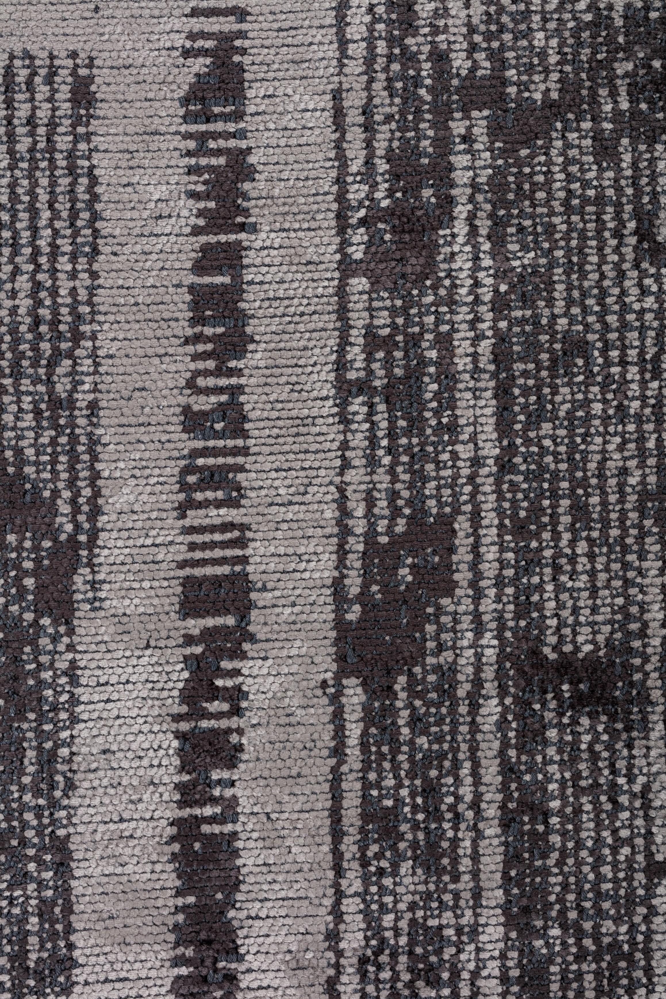 En vente :  (Gris) Tapis de luxe abstrait moderne 5