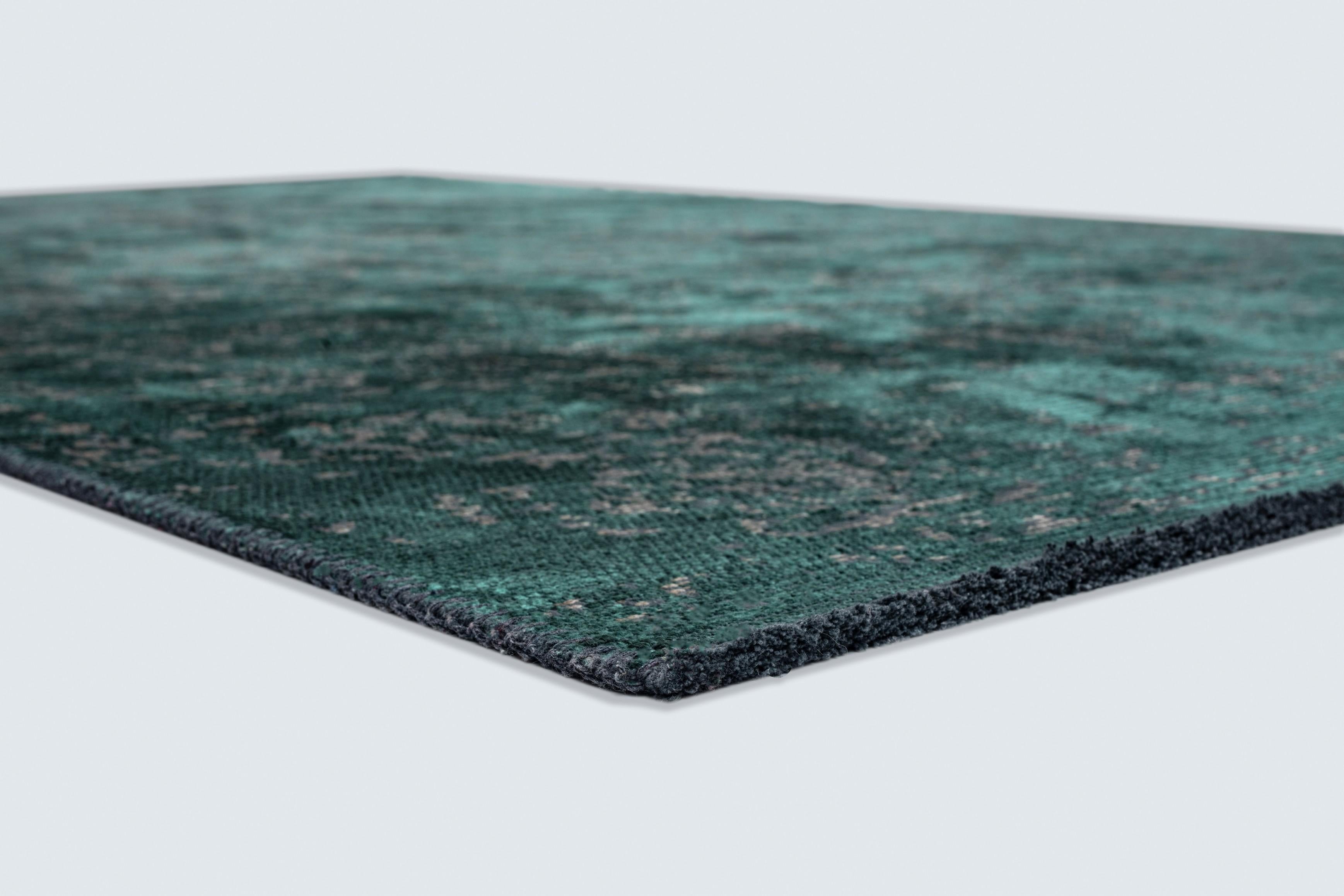 For Sale:  (Green) Modern Toile Luxury Hand-Finished Area Rug 4