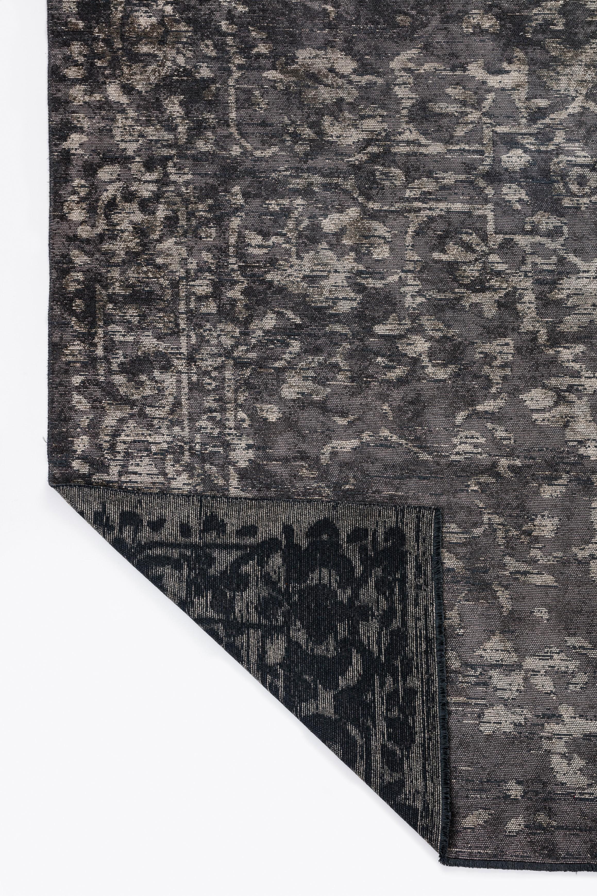 Im Angebot: Traditioneller Orientalischer Luxus-Teppich, handgefertigt,  (Grau) 3