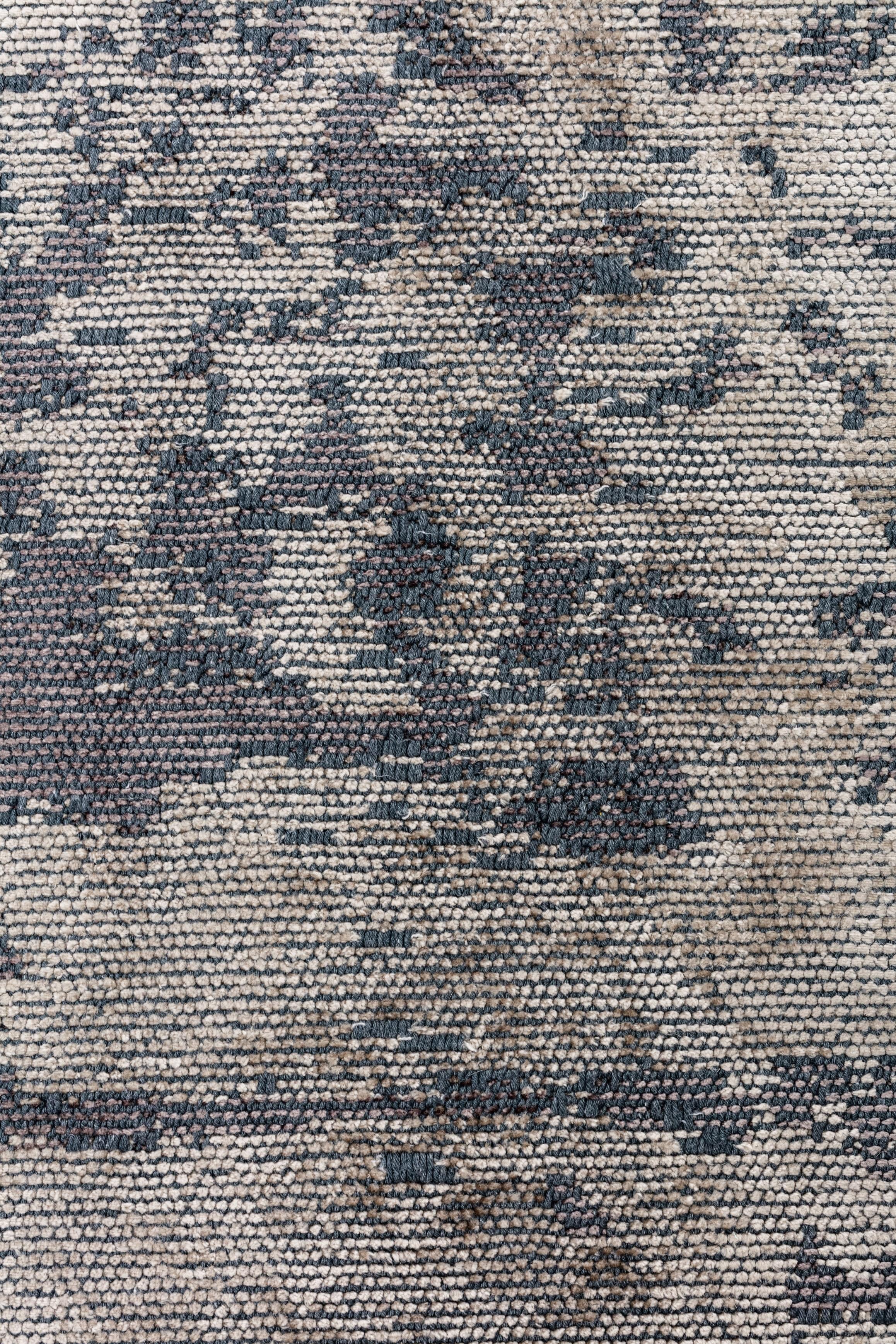 Im Angebot: Traditioneller Orientalischer Luxus-Teppich, handgefertigt,  (Grau) 5