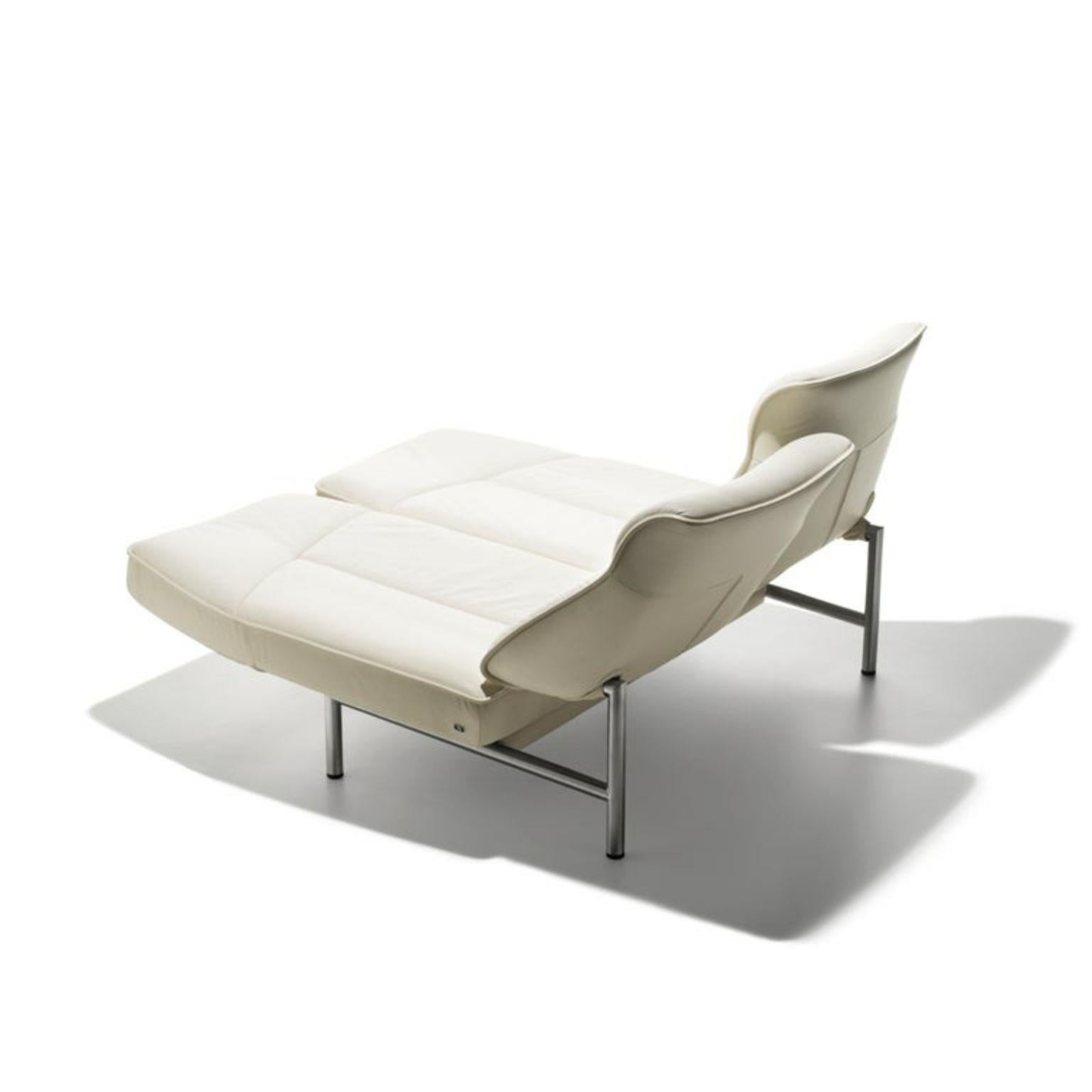 Im Angebot: Verstellbares modernes DS-450-Sofa oder Sessel aus Leder von De Sede,  (Weiß) 5