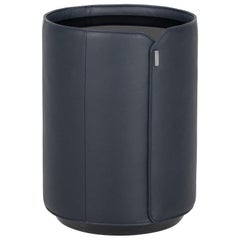 DS-5020 Cylindrical Leather Tall Side Table by De Sede