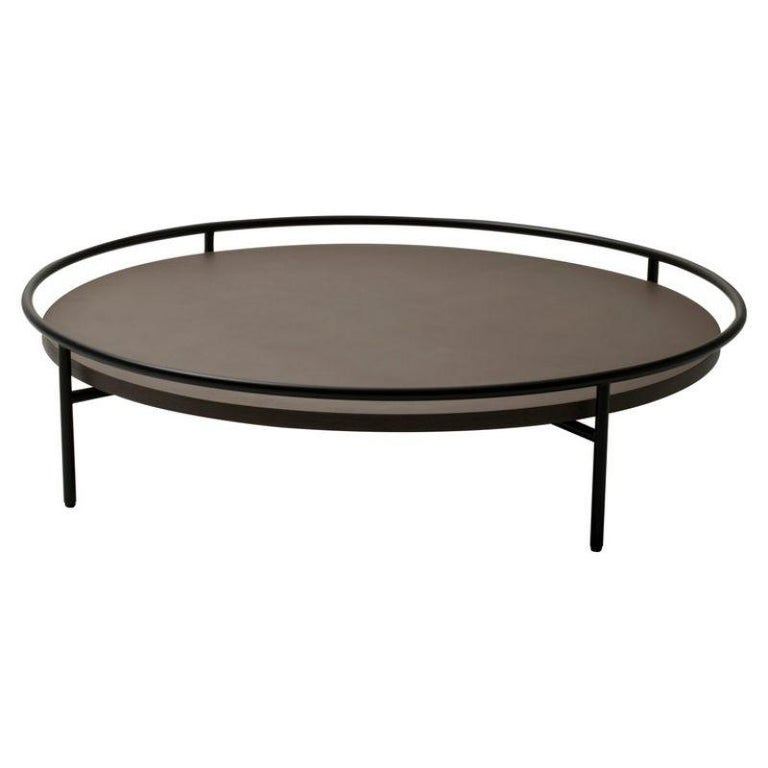 Customizable De Sede Circular Coffee Table For Sale at 1stDibs