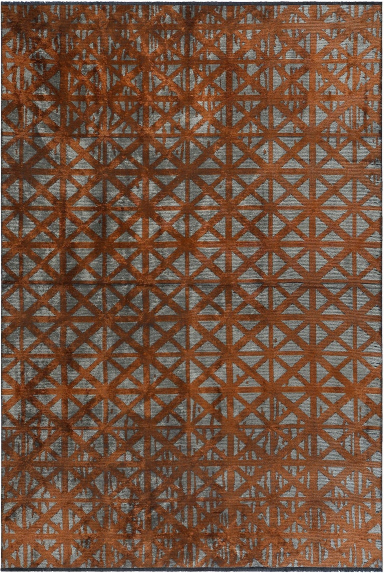 Large Geometric Rugs Customizable Rapture 2030 Large Geometric Luxury Area Hand-Finished Rug ...