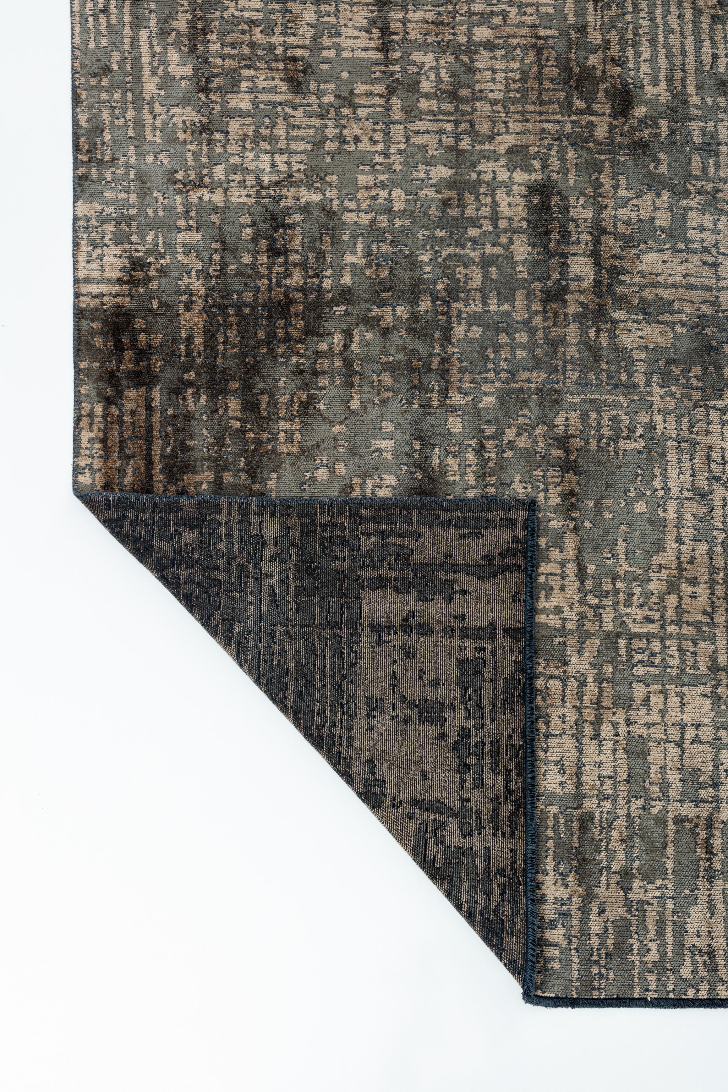 Im Angebot: Moderner abstrakter Luxus-Teppichboden,  (Grau) 2