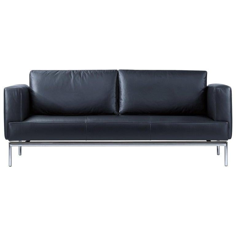 For Sale:  (Black) Easy Adjustable Leather Sofa by FSM