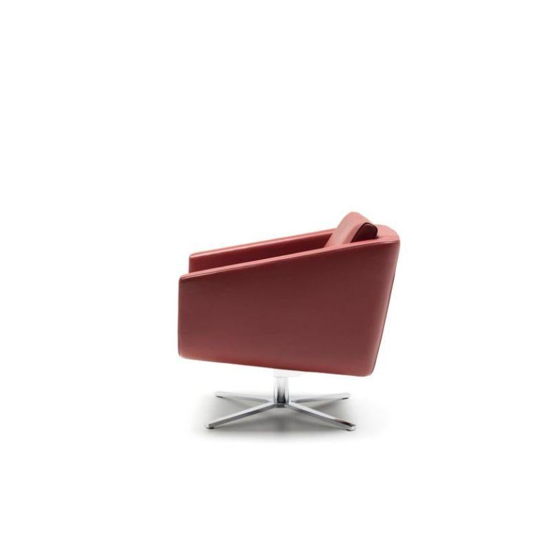 For Sale:  (Red) Pavo Adjustable Leather Armchair by FSM 2