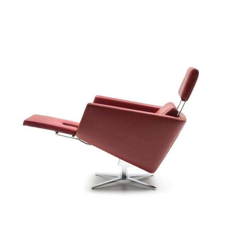 For Sale:  (Red) Pavo Adjustable Leather Armchair by FSM 5