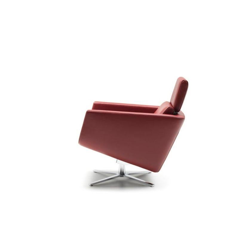 For Sale:  (Red) Pavo Adjustable Leather Armchair by FSM 4