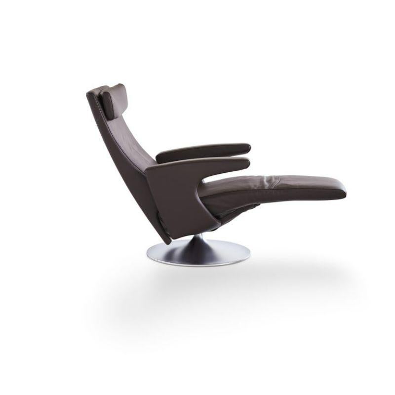 For Sale:  (Gray) Smile Adjustable Rotating Leather Armchair by FSM 3