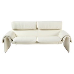 DS-2011 Bauhaus Leather Two-Seat Sofa by De Sede