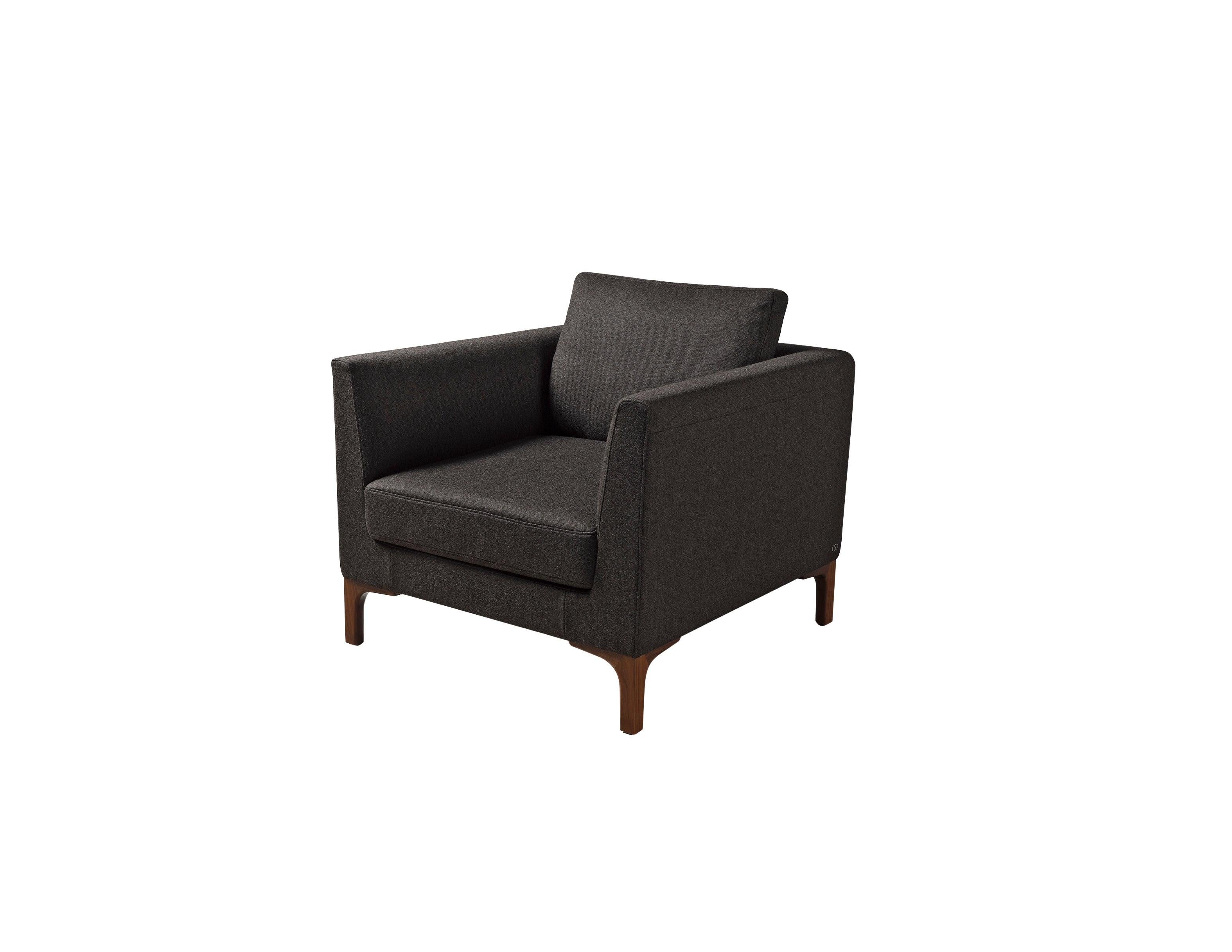 For Sale:  (Black) De Sede Craft Fabric Armchair by Gordon Guillaumier 2