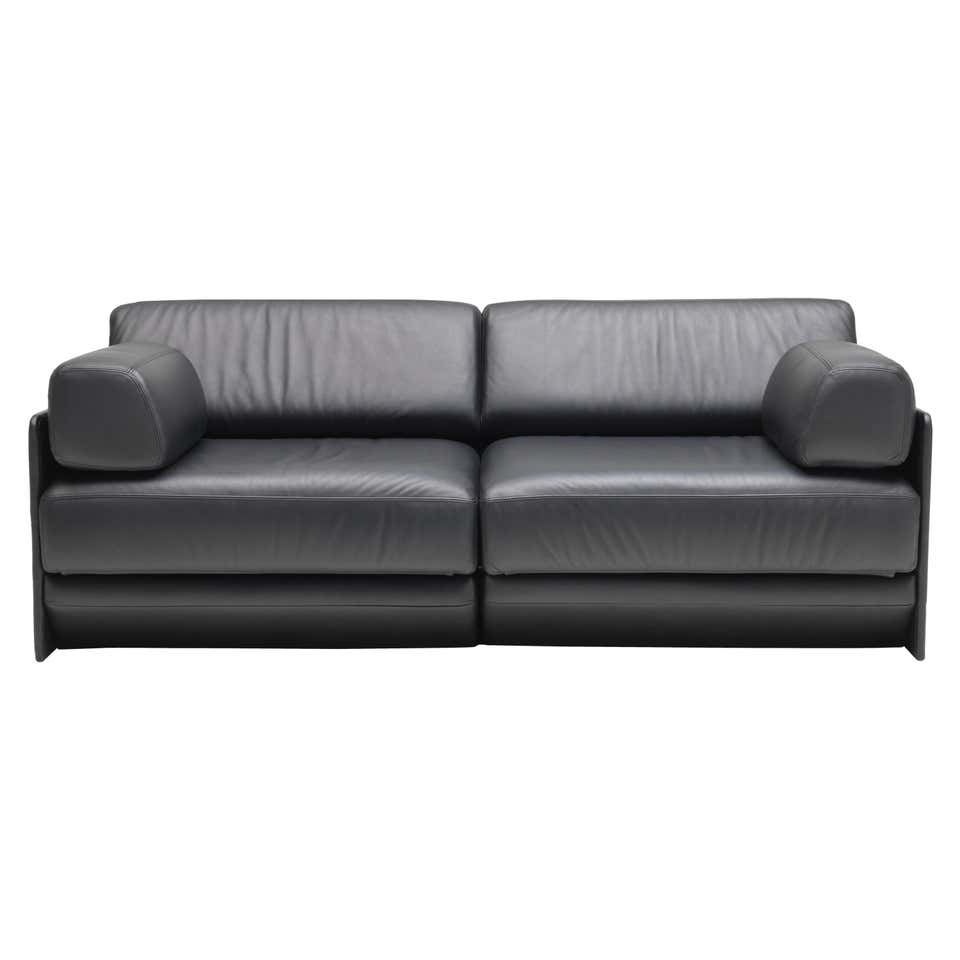 Customizable Juna Convertible Leather Sofa by FSM For Sale at 1stDibs ...
