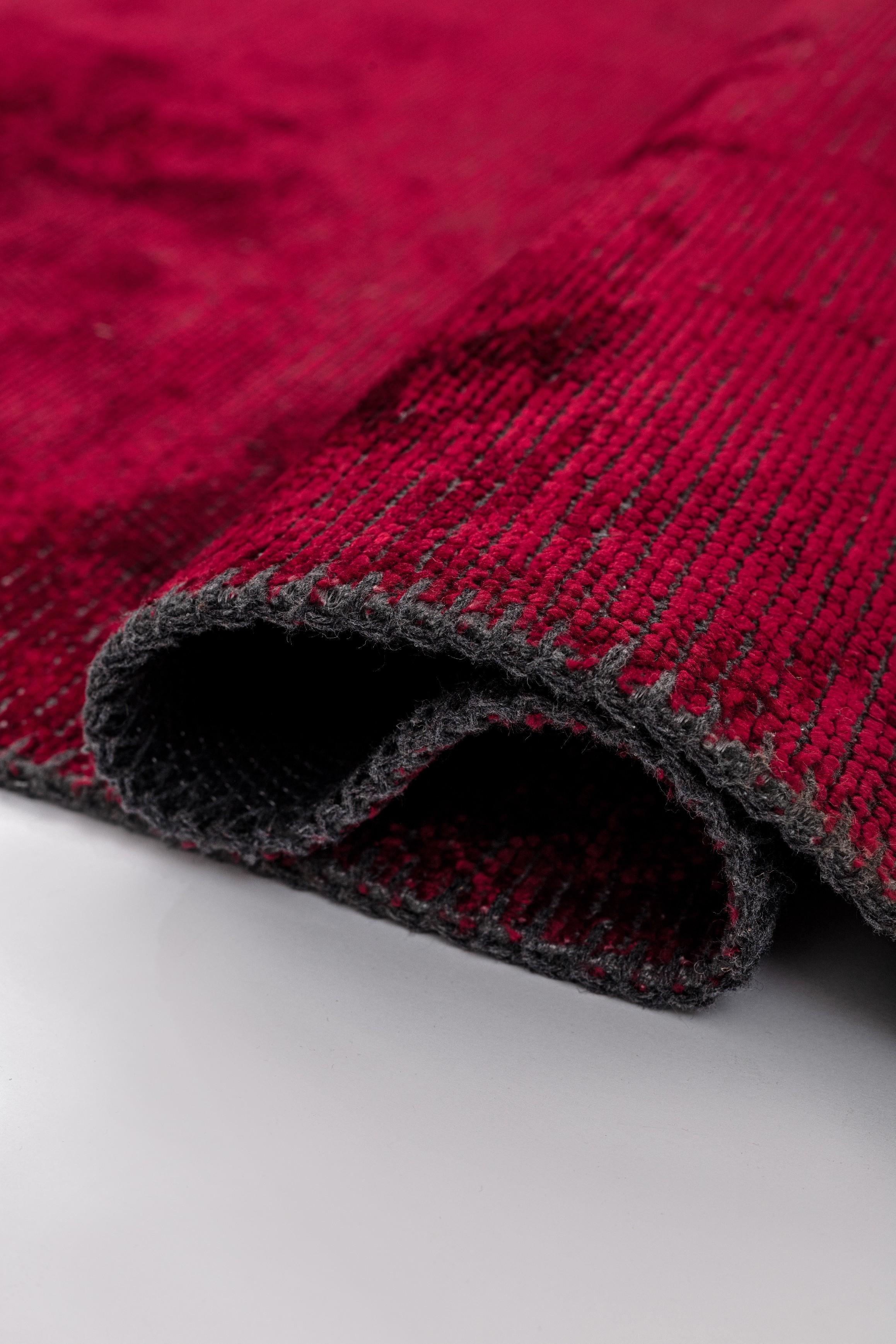 in vendita:  (Rosso) Tappeto di lusso Modern Color a tinta unita 2