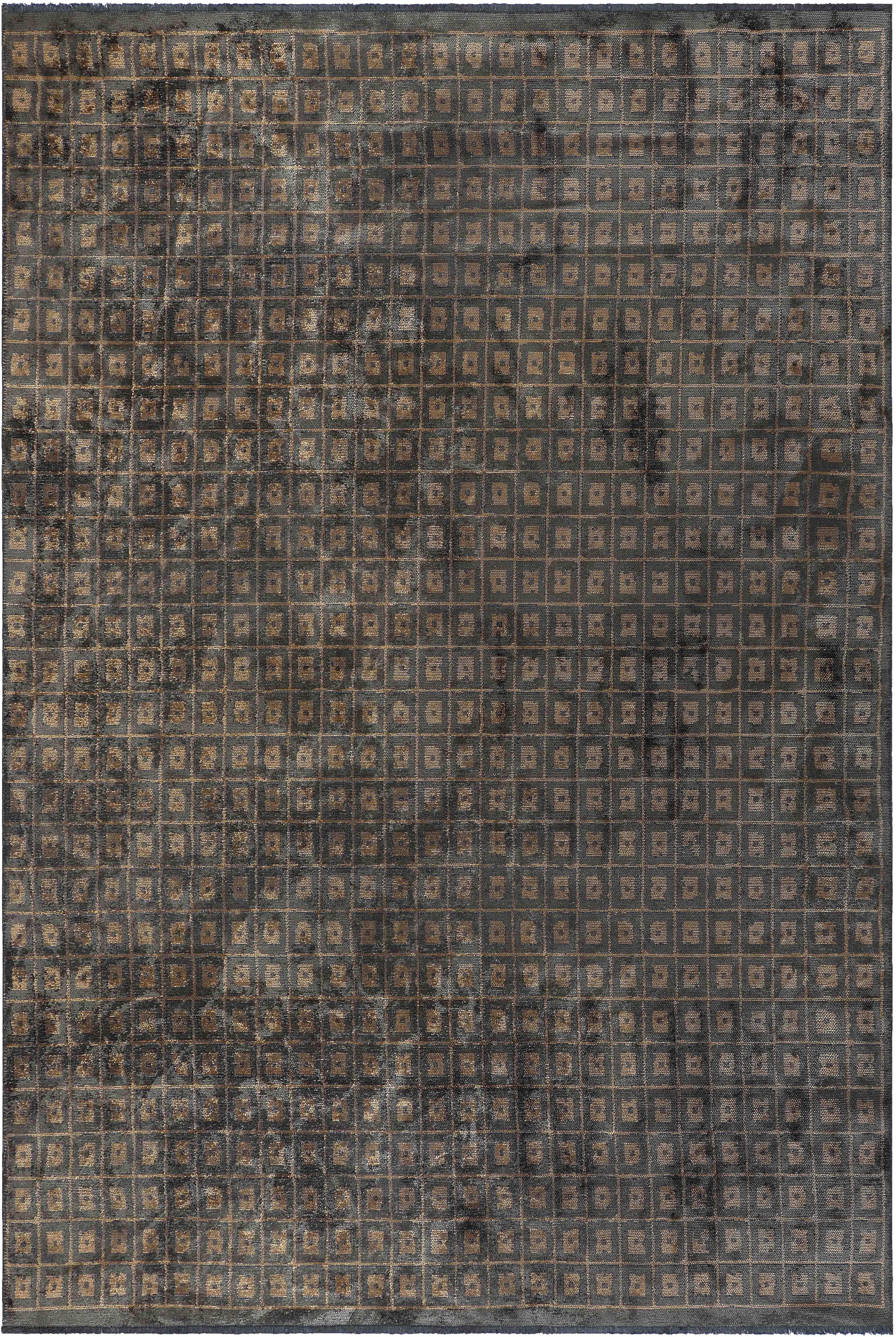 For Sale:  (Gray) Modern Checkered Luxury Area Rug