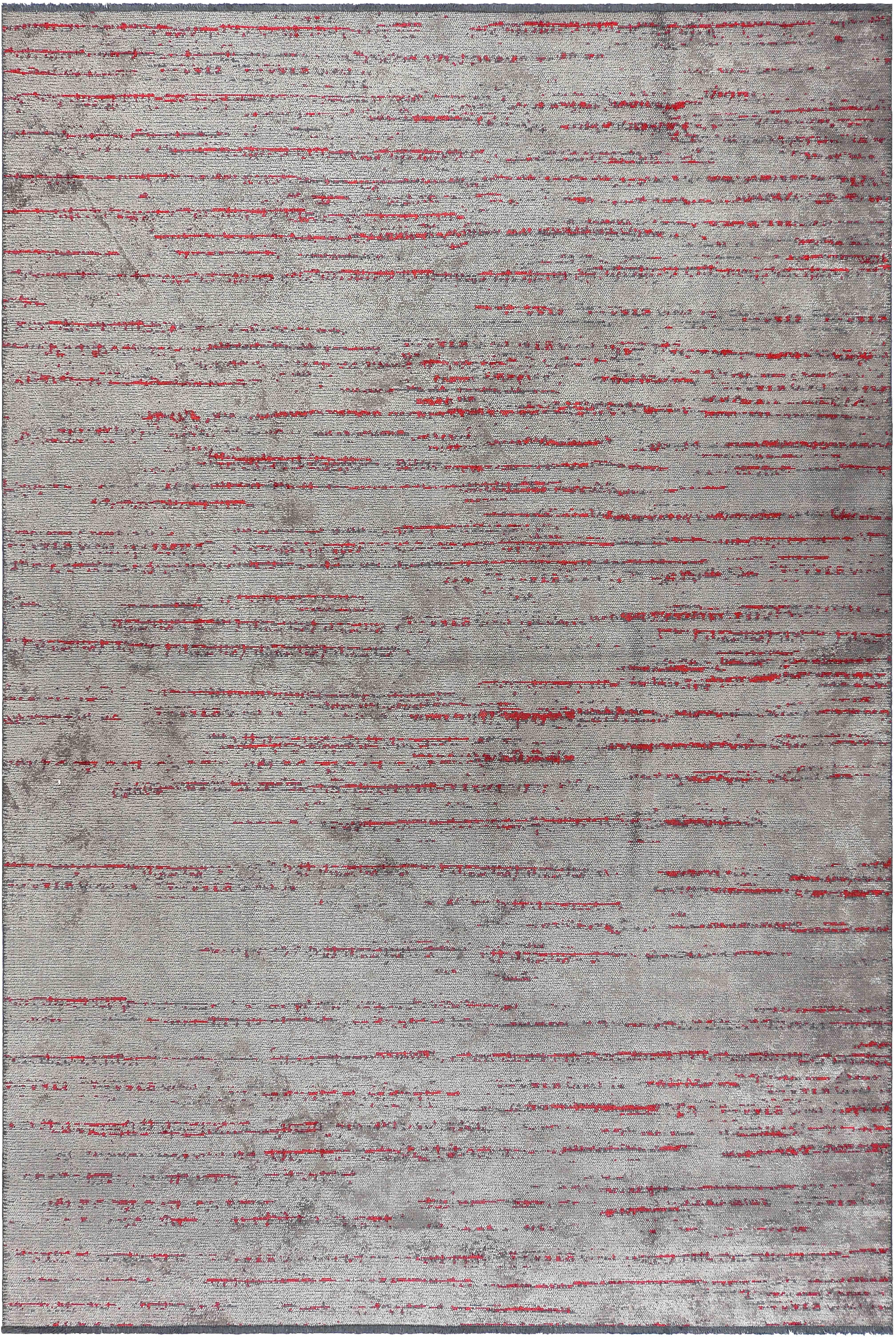 Im Angebot: Modern No Pattern Solid Color Luxury Area Rug,  (Grau)
