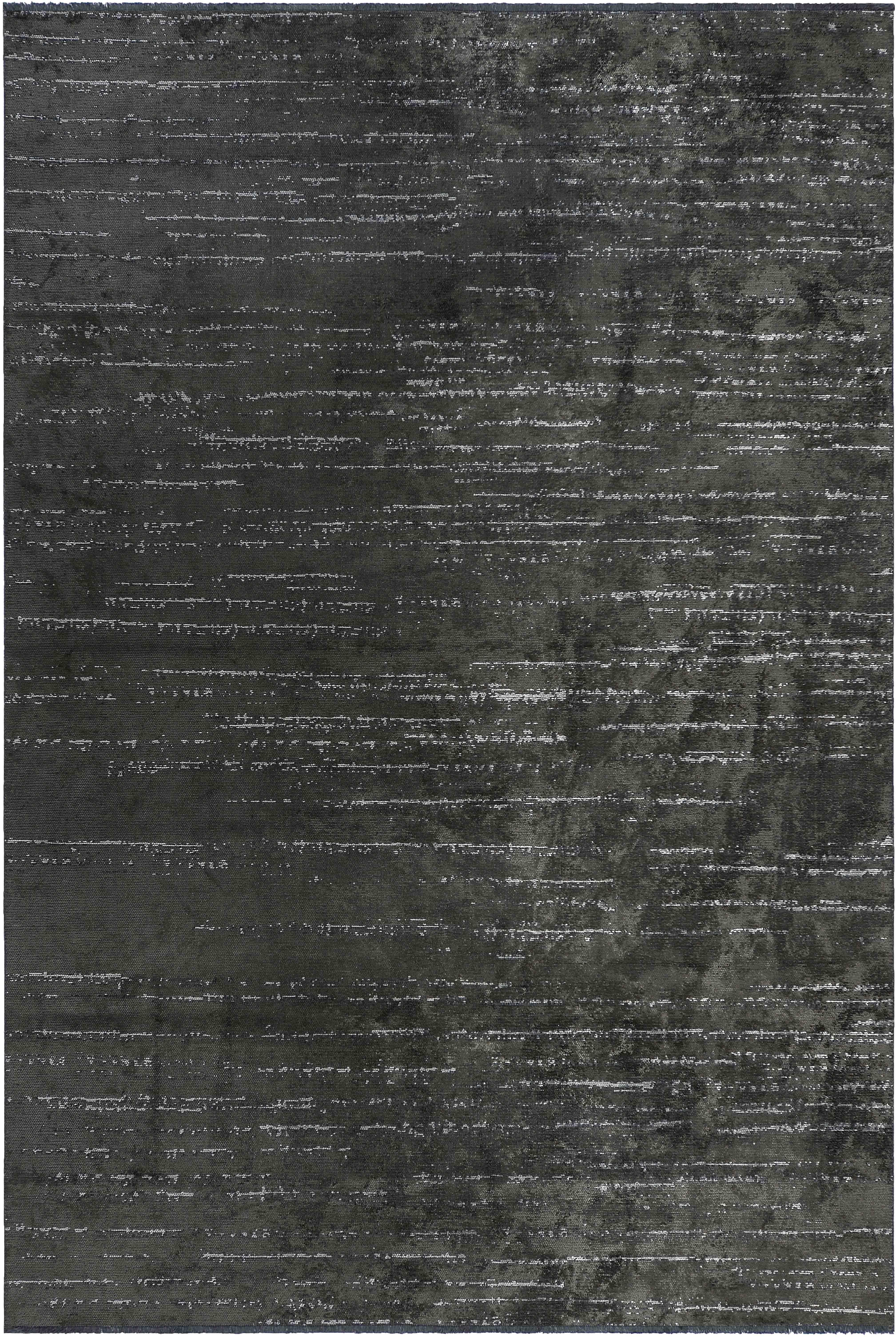 En vente :  (Noir) The Moderns No Pattern Solid Color Luxury Area Rug (tapis de luxe moderne sans motif et de couleur unie)
