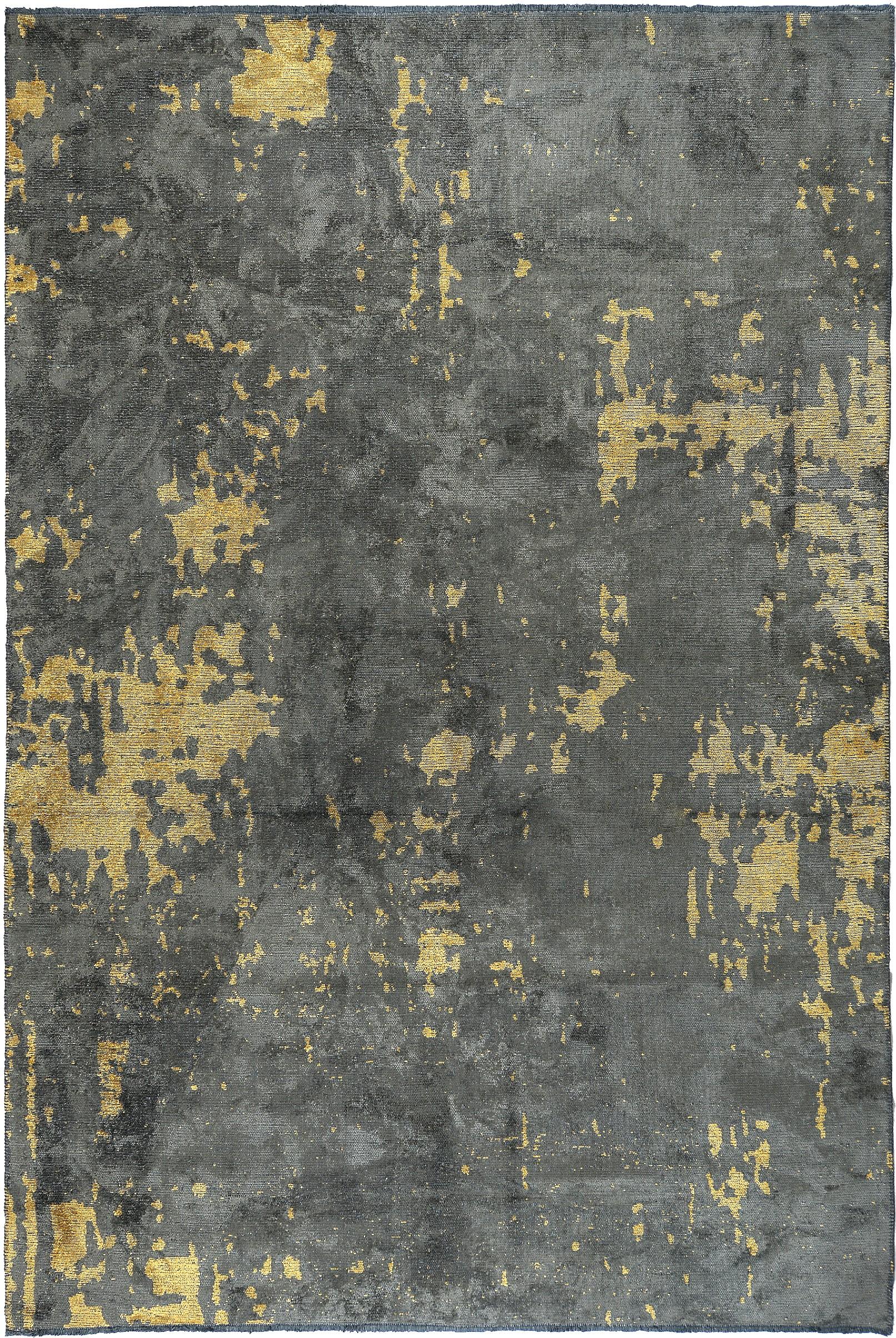For Sale:  (Gray) Modern  Abstract Luxury Hand-Finished Area Rug