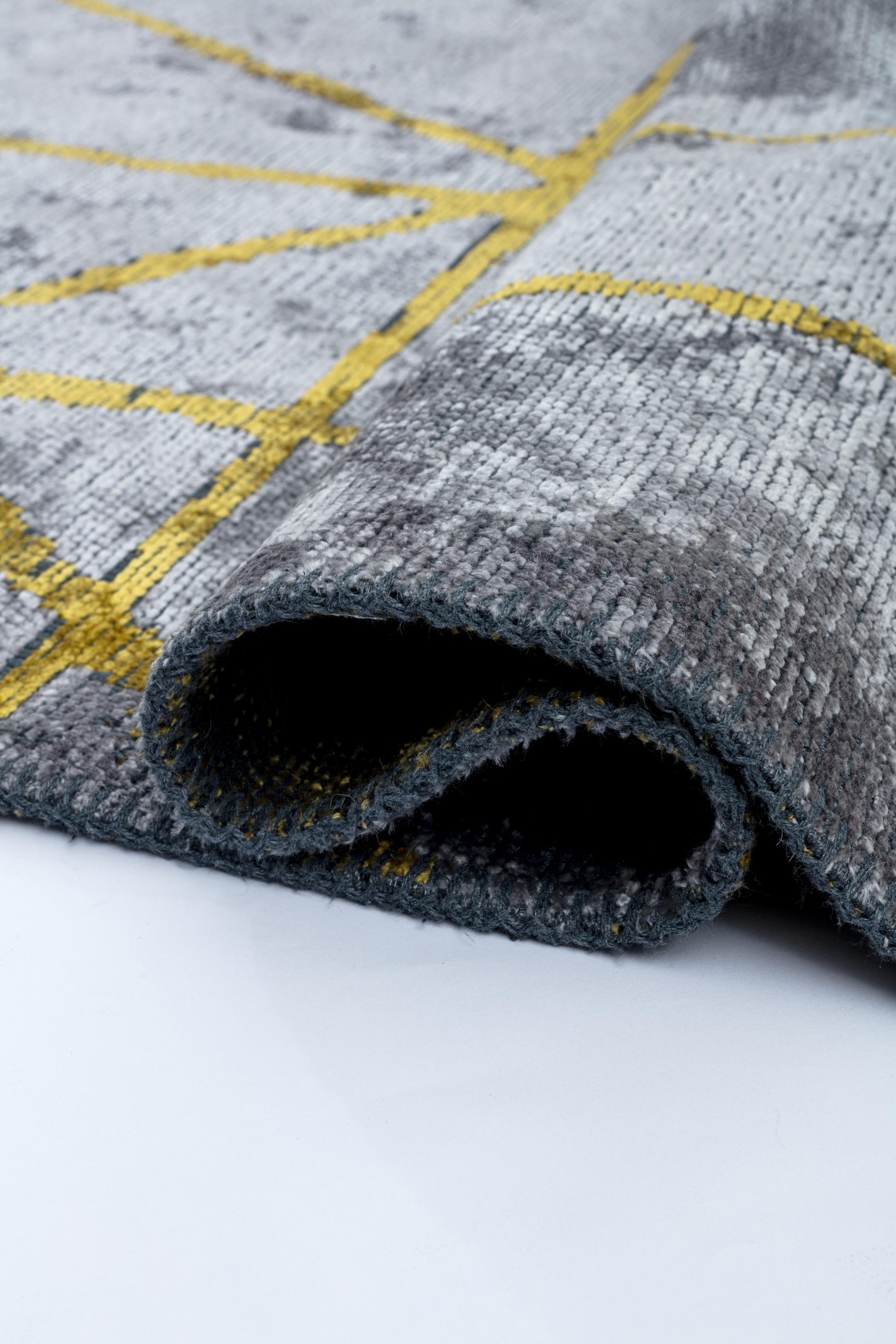 For Sale:  (Gray) Modern Abstract Luxury Area Rug 2