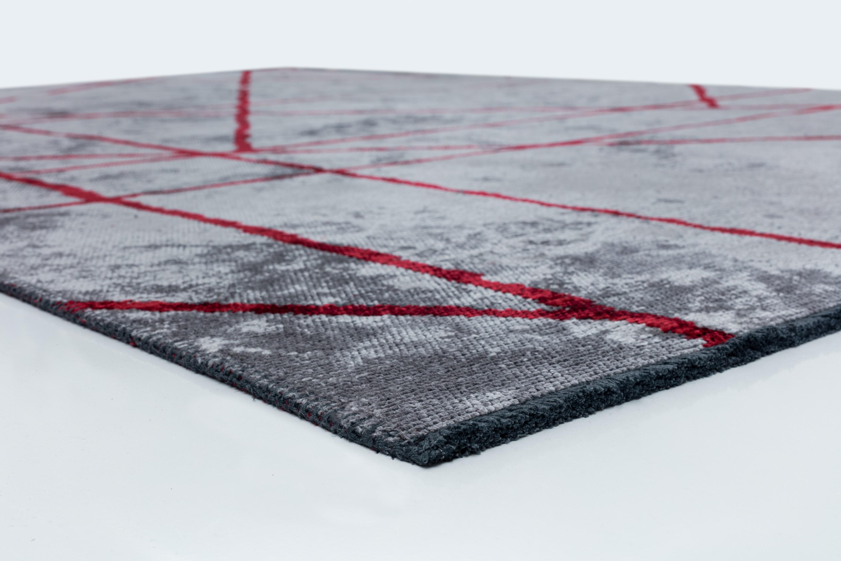 For Sale:  (Gray) Modern Abstract Luxury Area Rug 4