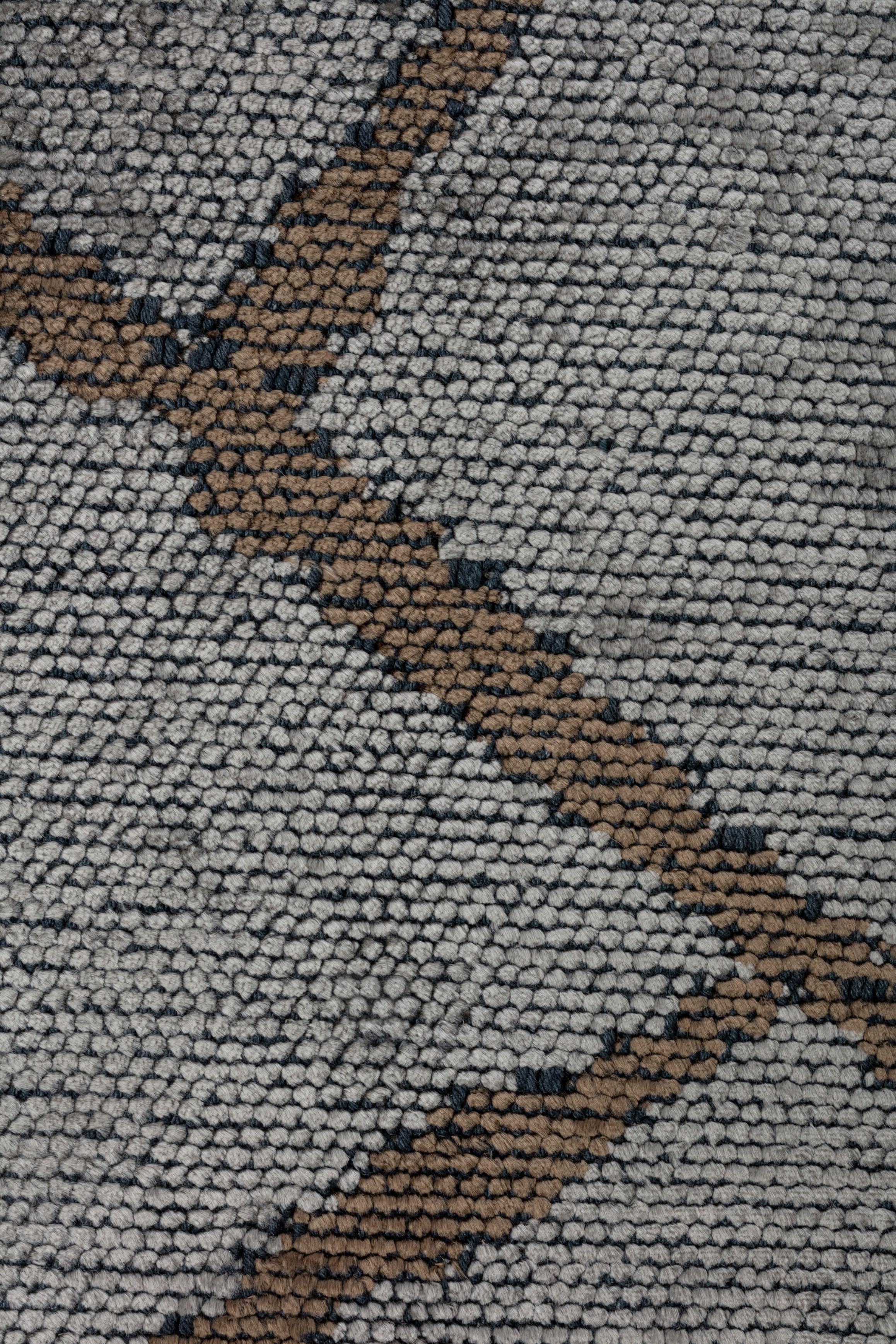 For Sale:  (Gray) Modern Abstract Luxury Area Rug 5