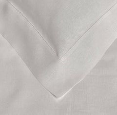 Queen Size Premium Linen Duvet Bedding Pearl Grey Molteni&C - Tarascona