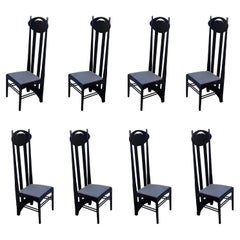 8 Argyle Chairs by Charles R Mackintosh for Atelier Intl. (Also priced per item)