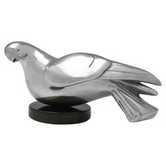 Mina Sunar, signierte limitierte Auflage von 25 Dove-Skulptur in Silber, London 1999