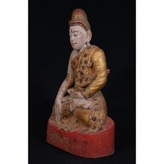 Antique Burmese Buddha Statue from Burma