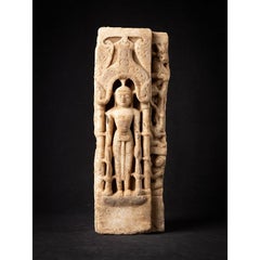 Antique Marble Jain Buddha from a Temple in Rajasthan from India