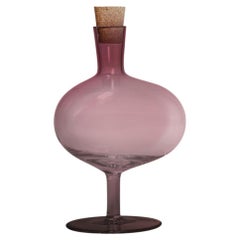 Kosta Boda Bod Bottle Burgundy Medium