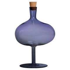 Kosta Boda Bod Bottle Midnight Blue Large