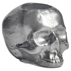 Kosta Boda Still Life Votive Metallic Silver